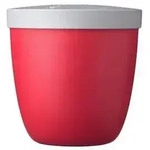 Mepal Snackpot Ellipse Nordic red &ndash; 500 ml praktischer Beh&auml;lter