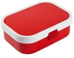 Mepal Campus Brotdose mit Bento-Einsatz, 17,8 x 13,2 x 6,1 cm, rot