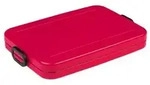 Mepal Lunchbox Take a Break flat &ndash; Nordic red &ndash; 900 ml Inhalt &ndash; Brotdose f&uuml;r