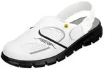 Abeba ESD-Berufsschuhe Dynamic Clog wei&szlig;/schwarz Gr. 39