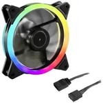 Sharkoon L&uuml;fter 120*120*25 SHARK Blades PWM RGB schwa Multimedia-Technik