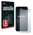 3x Savvies HD33 Clear Schutzglas f&uuml;r Apple iPhone