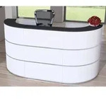 Theke Cento 3a BxT 260x80cm wei&szlig;/anthrazit