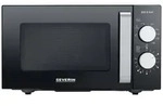 Severin MW 7762 Mikrowelle Schwarz, Edelstahl 800 W Grillfunktion