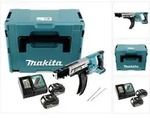 Makita DFR 750 RTJ Akku Magazinschrauber 18V 45-75mm + 2x Akku 5,0Ah +...