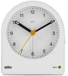 Braun BC22 - Quarzwecker - Rund - Wei&szlig; - Gelb - 12 h - Summer - Akku