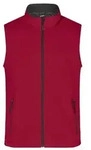 Men's Promo Softshell Vest Softshellweste f&uuml;r Promotion und Freizeit schwarz/rot,