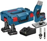 Bosch Akku-Kantenfr&auml;se GKF 12V-8 12 V / 2x 4,0 Ah Akku + Ladeger&auml;t inkl. 2x Fr&auml;ser