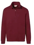 Hakro Zip-Sweatshirt Premium 451-17 weinrot Gr. M