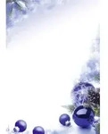 Sigel DP034 Motivpapier Weihnachten Blue Harmony DIN A4 90 g/m2 Mehrfarbig 100 Blatt