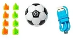 Mini Fu&szlig;ball M001SRW Mini Lernroboter  Kompakter Programmier-Spa&szlig; mit