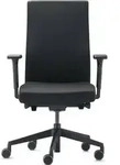 B&uuml;rodrehstuhl m.Synchrontechnik schwarz 410-520mm m.Armlehnen Trgf.110kg
