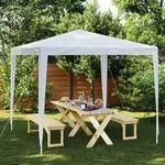 vidaXL Partyzelt 2,5 x 2,5 m Wei&szlig;