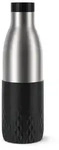 EMSA Bludrop Sleeve N3111100, 700 ml, T&auml;gliche Nutzung, Schwarz, Edelstahl,