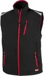 FORTIS Herren Weste 24, schwarz/rot Gr.L