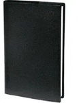 Buchkalender Pre Prestige Note 21x27cm Impala schwarz 2027