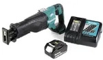 Makita DJR 187 RT1 Akku Recipros&auml;ge 18 V Brushless S&auml;bels&auml;ge + 1x 5,0 Ah Akku +