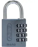 Zahlen-Hangschloss 144/40 titanium Lock-Tag