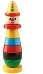 BRIO 301205 - Clown, Stapel-Turm aus Holz, 9 Teile