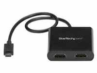 STARTECH.COM USB-C zu HDMI Multi-Monitor Splitter - Thunderbolt 3 kompatibel - 2 Port