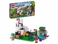 LEGO 21181 Minecraft The Rabbit Ranch, Bauset, Spielzeug für Kinder ab 8 Jahren mit