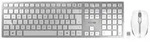 CHERRY JD-9100GB-1 Kabellos, Funk Tastatur, Maus-Set UK-Englisch, QWERTY Wei&szlig;