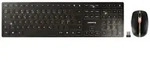 CHERRY JD-9100PN-2 Kabellos, Funk Tastatur, Maus-Set Pan-Nordisch Schwarz