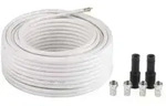 Hama Antennenkabel - ohne Stecker zu F-Stecker m&auml;nnlich - 20 m - Vierfachisolier