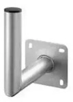 Wentronic Goobay Aluminuim SAT-Sch&uuml;ssel Wandhalter, Grau