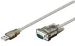Goobay 95435 USB 2.0 Typ A auf D SUB RS-232 Stecker 9 polig / 1 Mbits USB seriell