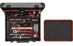Werkzeugkoffer ALLROUND 138-tlg.Mont.Aluminiumrahmenkoffer GEDORE RED