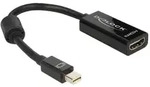DeLOCK Adapter, mini-DisplayPort St. / HDMI Bu., schwarz