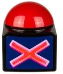Buzzer mit LED & Sound ca. 11,5 x 11 cm