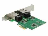DeLOCK PCI Express Card > 2 x Gigabit LAN - Netzwerkadapter