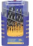 FISCH-TOOLS 0120025K01 Holzspiralbohrer-Satz 012K 25-teilig &Oslash; 1 - 13 mm 0,5mm st