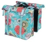 Basil Doppelpacktasche Bloom Field MIK sky blue, 28-35ltr, 30x15x33cm, blau