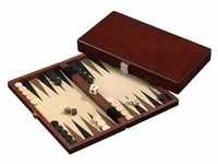 1113 - Backgammon Naxos, klein, Brettspiel aus Holz, 1-2 Spieler, ab 8 Jahren