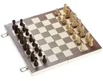 Schach Backgammon Dame Set, Brettspiel, f&uuml;r 1-2 Spieler, ab 8 Jahren (DE-Ausgabe)