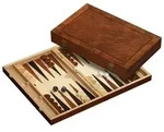 1130 - Backgammon Astypalia, medium, Brettspiel aus Holz, 1-2 Spieler, ab 8...
