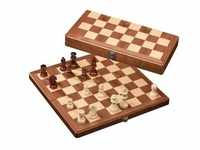 2626 - Schachkassette, Feld 42 mm, Brettspiel aus Holz, 1-2 Spieler, ab 8 Jahre