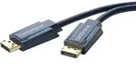 clicktronic DisplayPort Anschlusskabel 15.00 m Blau 70716 vergoldete Steckkontakte