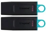 Kingston DataTraveler Exodia - USB-Flash-Laufwerk - 64 GB - USB 3.2 Gen 1 (Packung