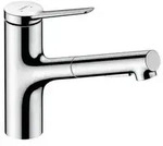 hansgrohe Zesis M33, Einhebel-K&uuml;chenmischer 150, Ausziehbrause, 2jet, sBox lite,