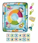 Plitsch-Platsch Entdecker Spieldecke, Baby-Spieldecke mit Spielzeug, f&uuml;r Neugeborene