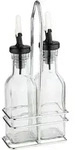 APS Essig- und &Ouml;l-Menage, Glas/Edelstahl, 0,12 Liter