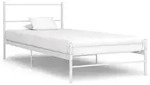 vidaXL Bett Wei&szlig; Metall 90x200 cm