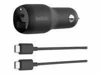 Belkin BOOST UP Dual Car Charger with PPS 37W - Auto-Netzteil - 37 Watt - PD 3.0 - 2