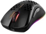 DELTACO GAMING DM220 Gaming-Maus Funk Optisch Schwarz 7 Tasten 4800 dpi Beleuchtet,
