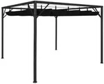 vidaXL Gartenpavillon mit ausziehbarem Dach 3&times;3 m Anthrazit