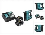 Makita DBN 500 RT Akku Stauchkopfnagler 18 V 15-50 mm + 2x Akku 5,0 Ah + Ladeger&auml;t